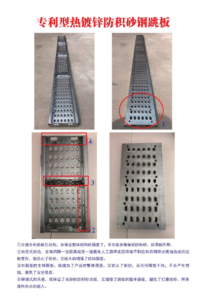 熱鍍鋅防積砂鋼跳板報(bào)告2